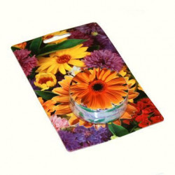 Прессованнное полотенце на открытке Цветы 9